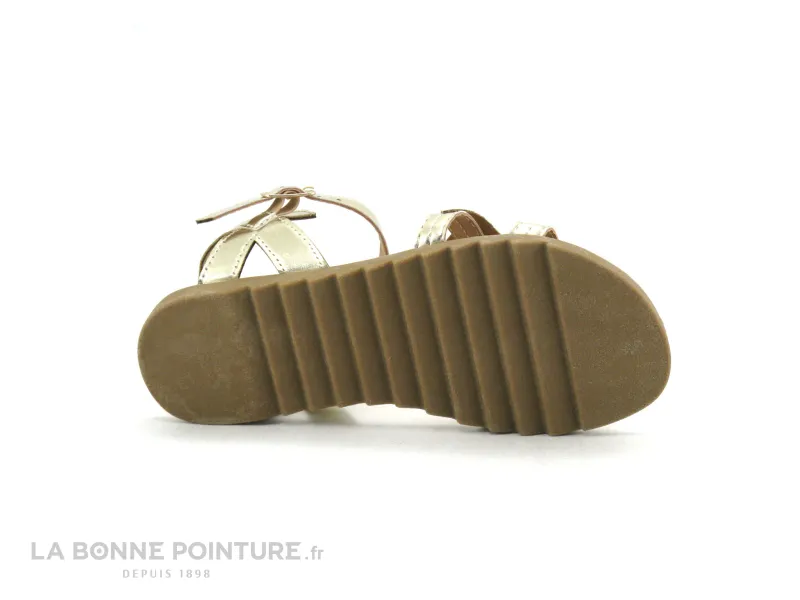 Achat chaussures 3 Pommes Enfant Nu-pieds, vente 3 Pommes 17032000 Or - Sandale fille doree