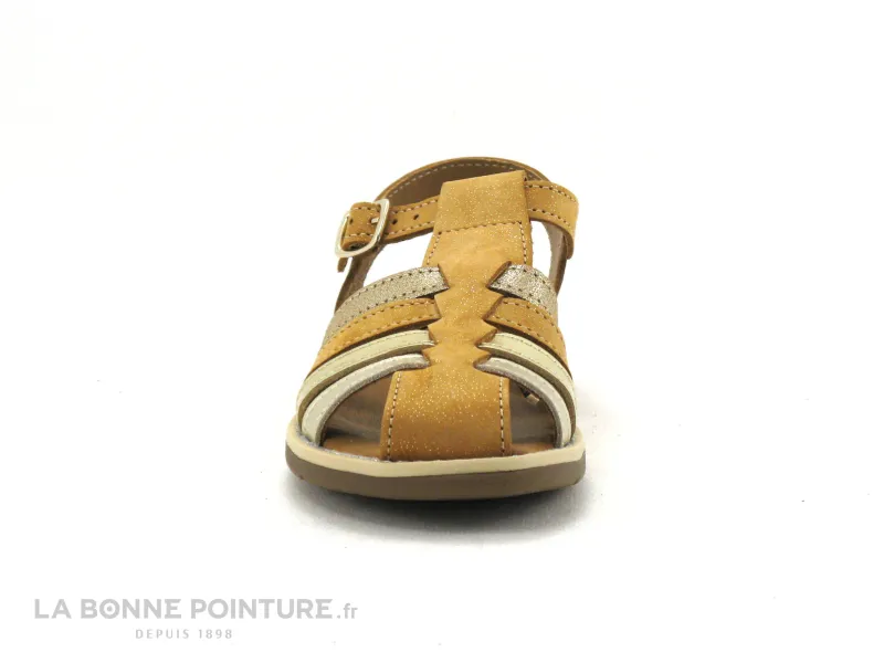 Achat chaussures Bellamy Enfant Nu-pieds, vente Bellamy IGLOO Camel - Sandale fille bout ferme