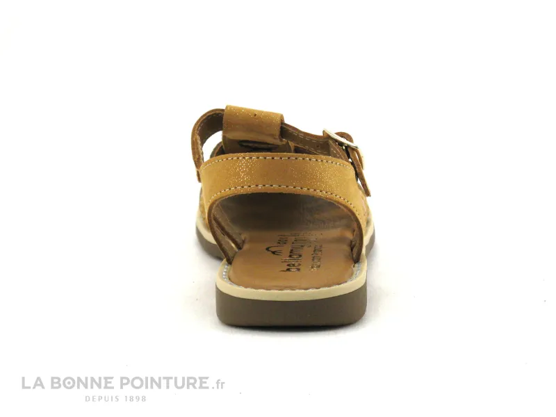 Achat chaussures Bellamy Enfant Nu-pieds, vente Bellamy IGLOO Camel - Sandale fille bout ferme