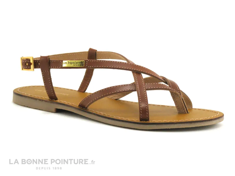 Achat chaussures Les Tropéziennes M.Belarbi Femme Entre-doigts, vente Tropeziennes CHOUETTE tan - 12587 - Sandale entre-doigt