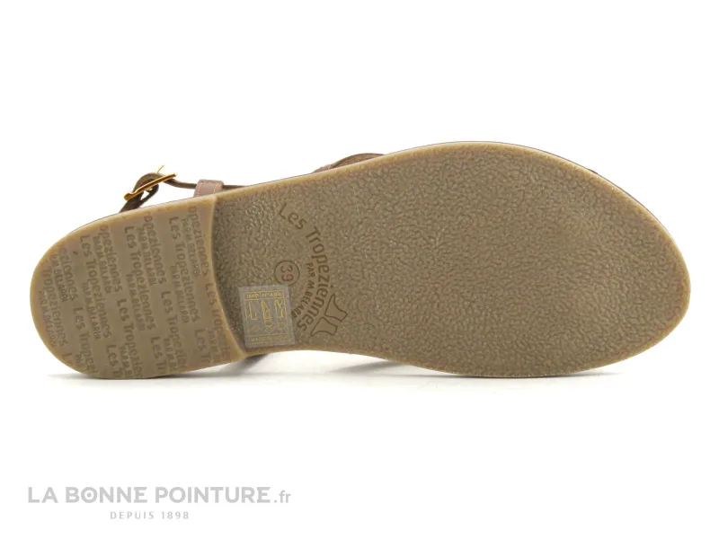 Achat chaussures Les Tropéziennes M.Belarbi Femme Entre-doigts, vente Tropeziennes CHOUETTE tan - 12587 - Sandale entre-doigt