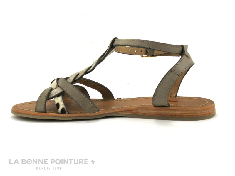 Achat chaussures Les Tropéziennes M.Belarbi Femme Sandale et Nu-pieds, vente Tropeziennes HAMS 11508 Taupe - Nu-pieds