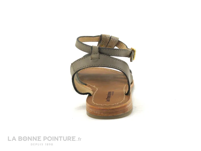 Achat chaussures Les Tropéziennes M.Belarbi Femme Sandale et Nu-pieds, vente Tropeziennes HAMS 11508 Taupe - Nu-pieds