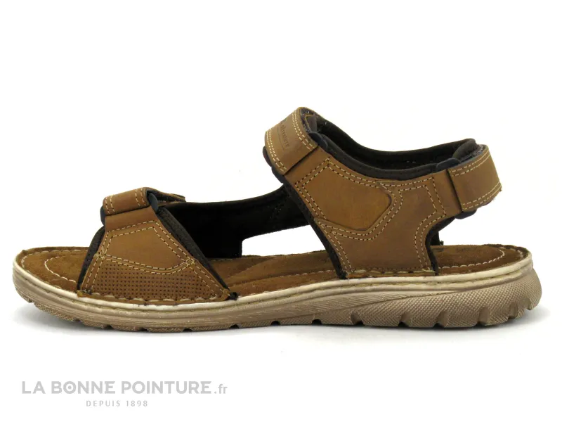 Achat chaussures Moran's Homme Sandale et Nu-pieds, vente Morans TUCOURS camel - Nu-pieds reglable Homme 3 scratches