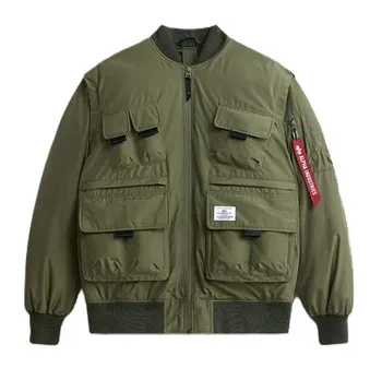 Alpha Industries Multi Pocket Bomber Jacket