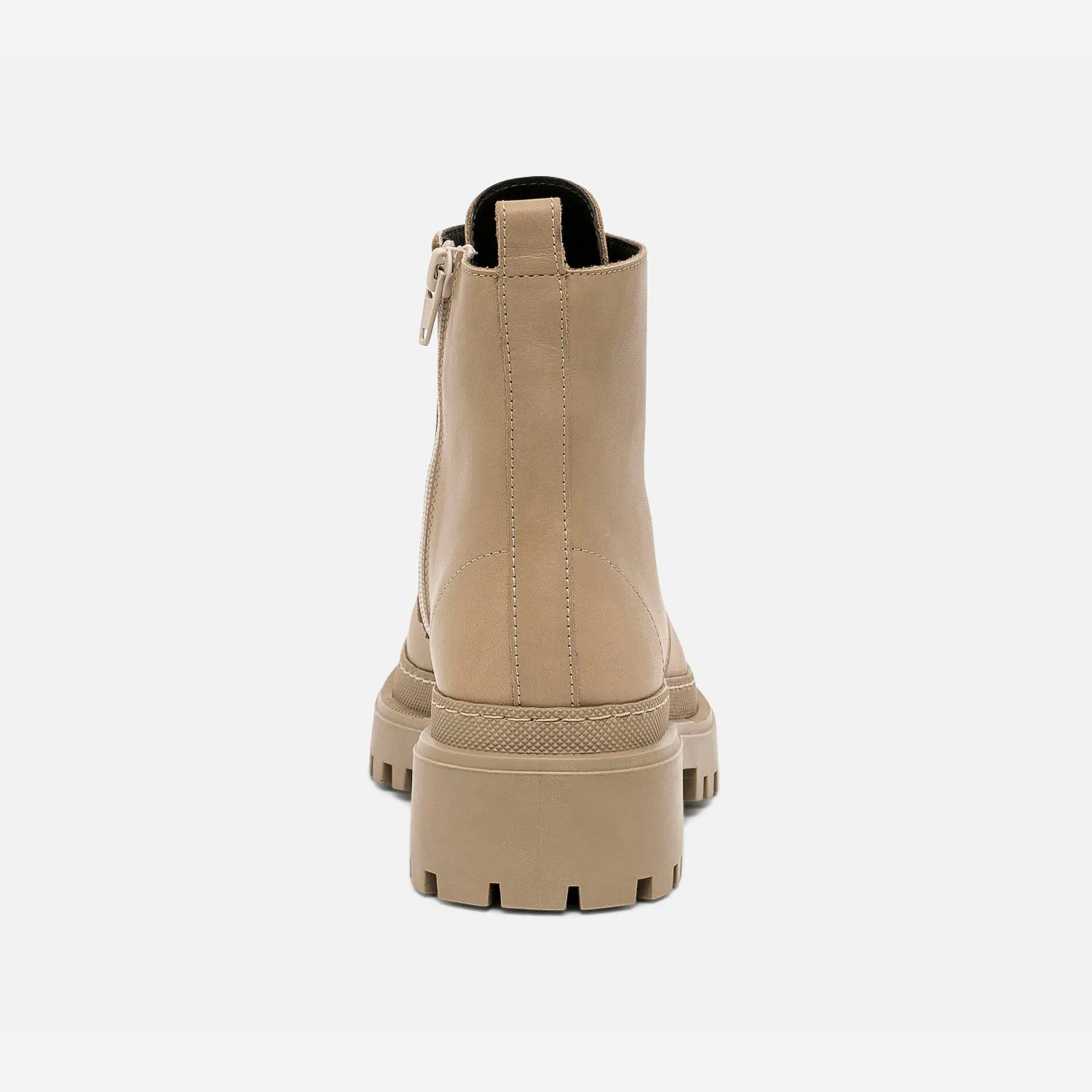 Bottine TEXTO taupe à semelle crantée - Boots / bottines Femme | ERAM