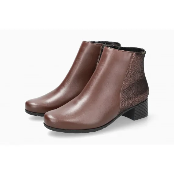 Bottines A Talon GENNA Marron