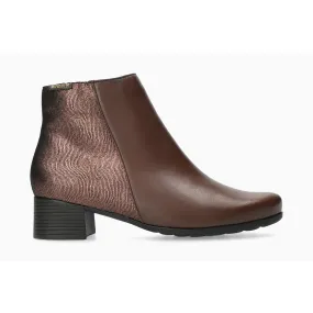 Bottines A Talon GENNA Marron