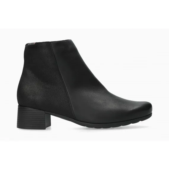 Bottines A Talon GENNA Noir