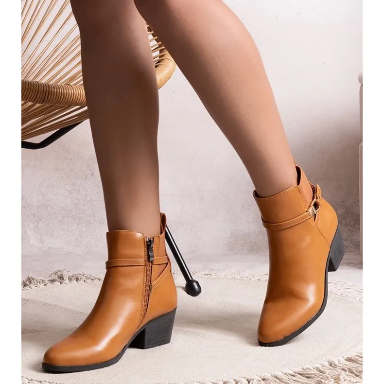 Bottines marron d'Ibdis brun