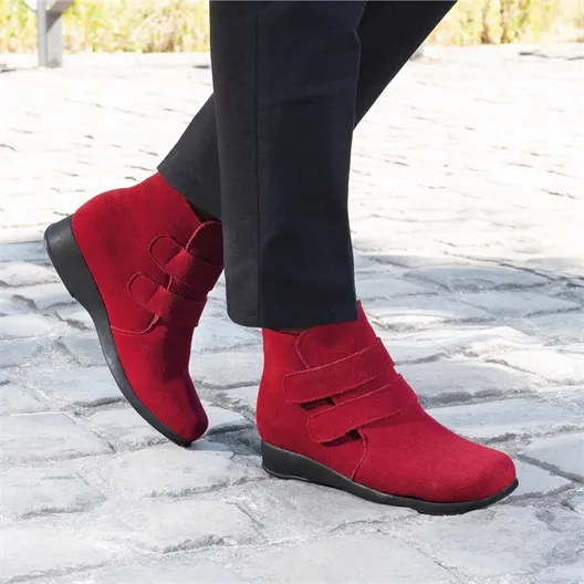 Bottines "Camille" Rouge ou Noir