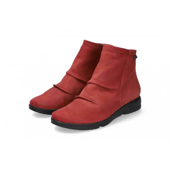 Bottines REZIA rouge foncé