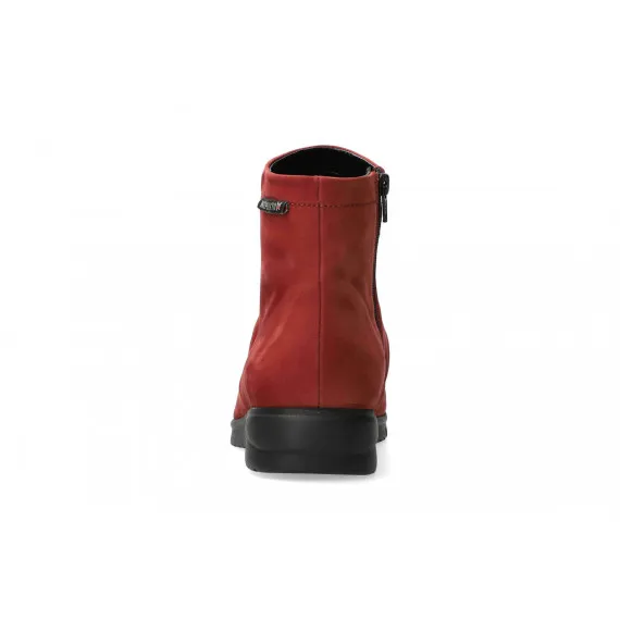 Bottines REZIA rouge foncé