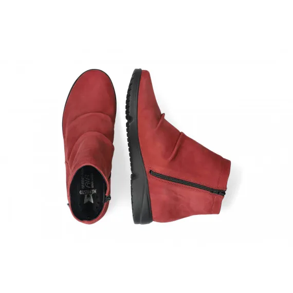 Bottines REZIA rouge foncé