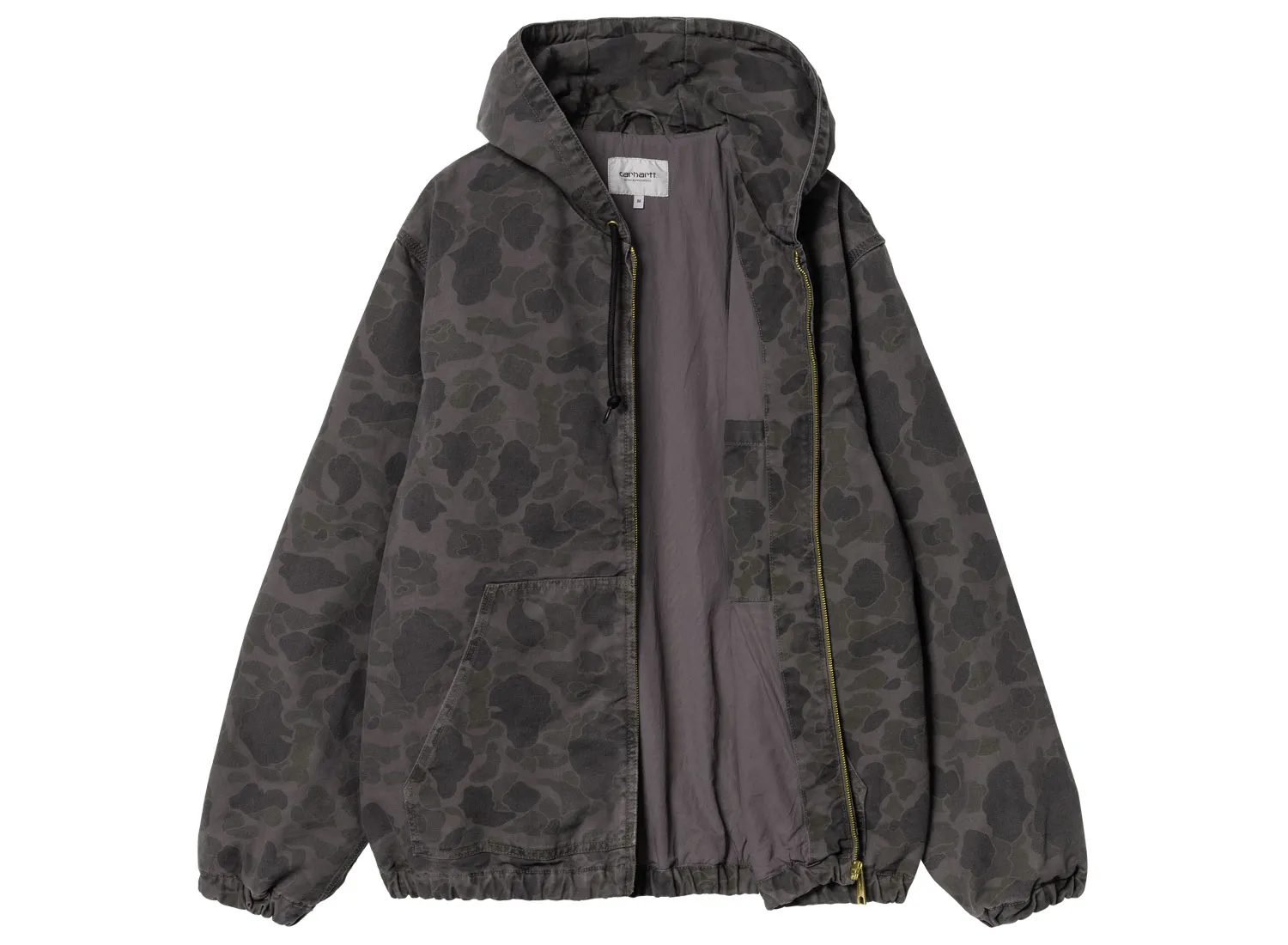 Carhartt WIP Duck Active Jacket Camo Duck Green / Graphite Garment Dyed