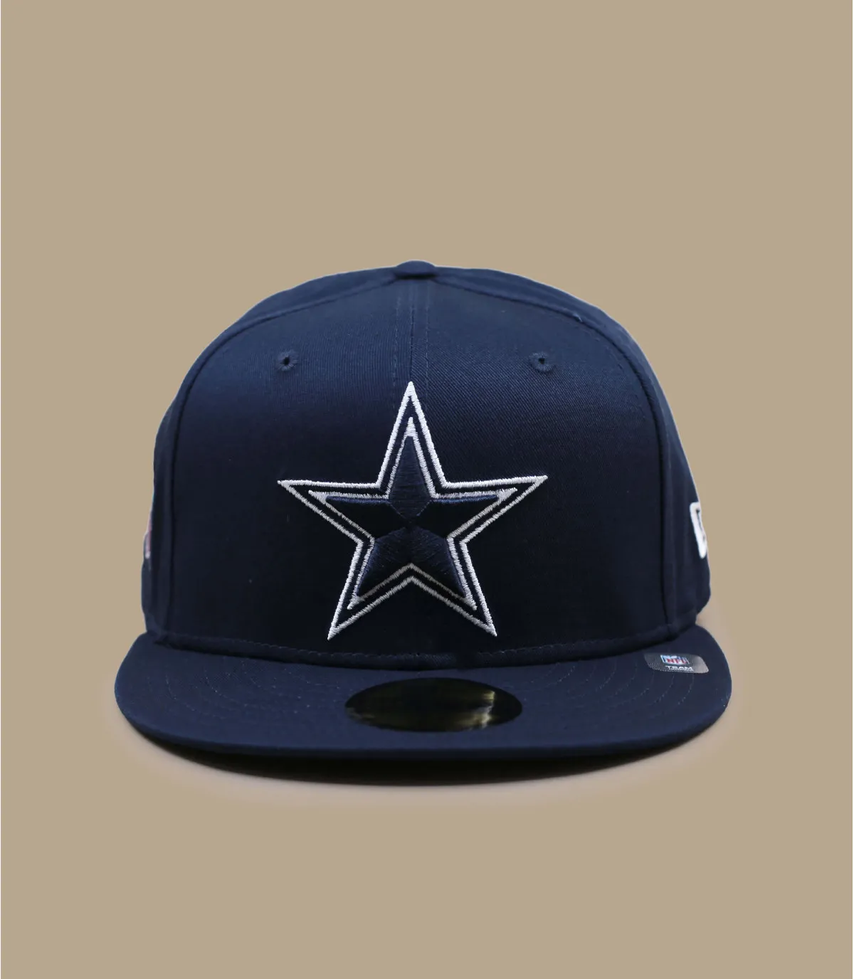 casquette fitted cowboys - Side Patch 5950 Cowboys navy New Era : Headict