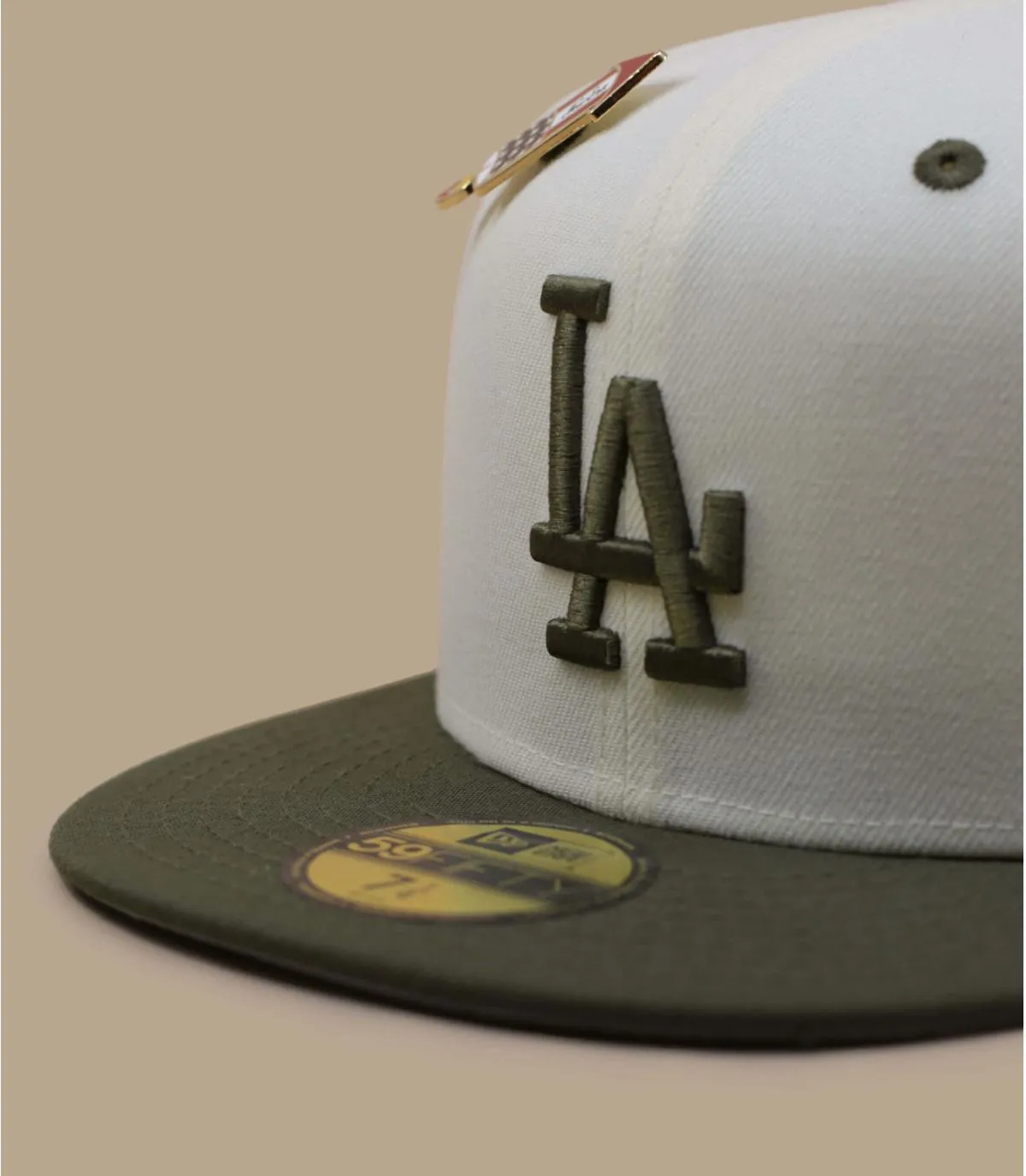 Casquette fitted LA beige - MLB WS Trail Mix 5950 LA New Era : Headict