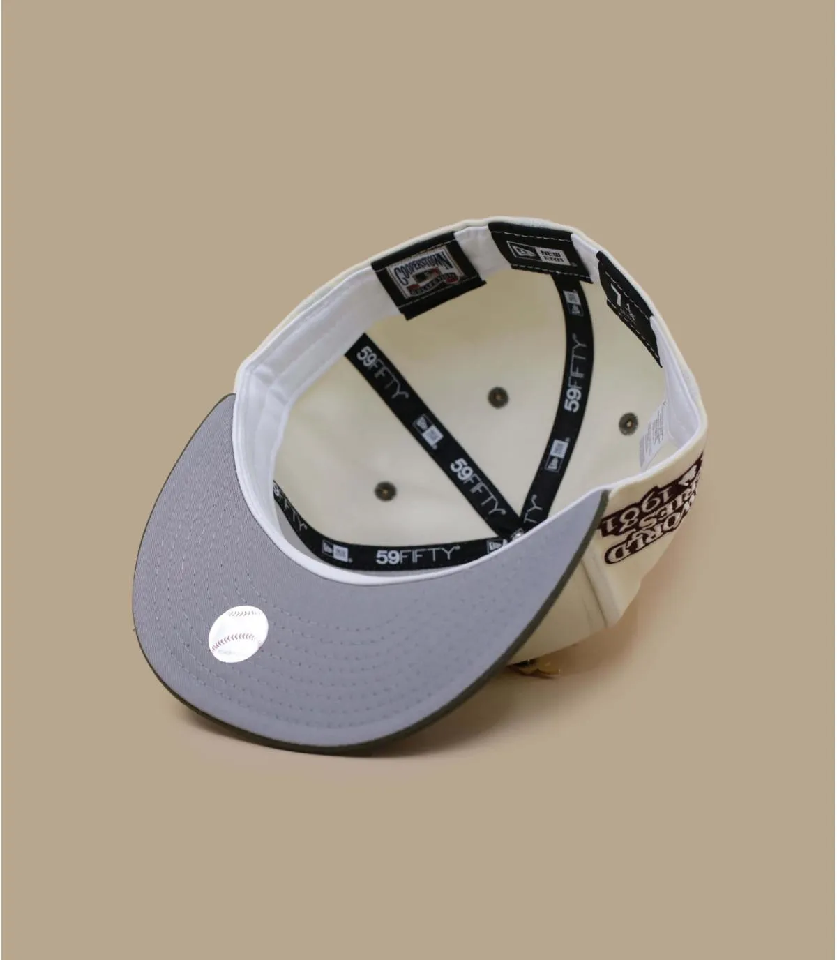 Casquette fitted LA beige - MLB WS Trail Mix 5950 LA New Era : Headict