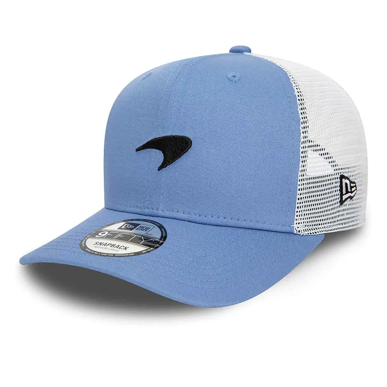 Casquette MCLAREN New Era Trucker Seasonal 9Fifty Bleue MCL24_CAS_BLA