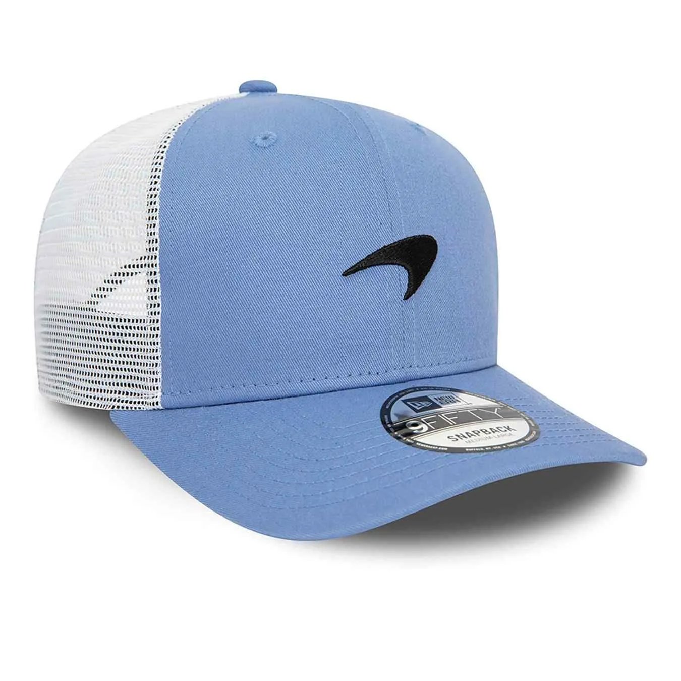 Casquette MCLAREN New Era Trucker Seasonal 9Fifty Bleue MCL24_CAS_BLA