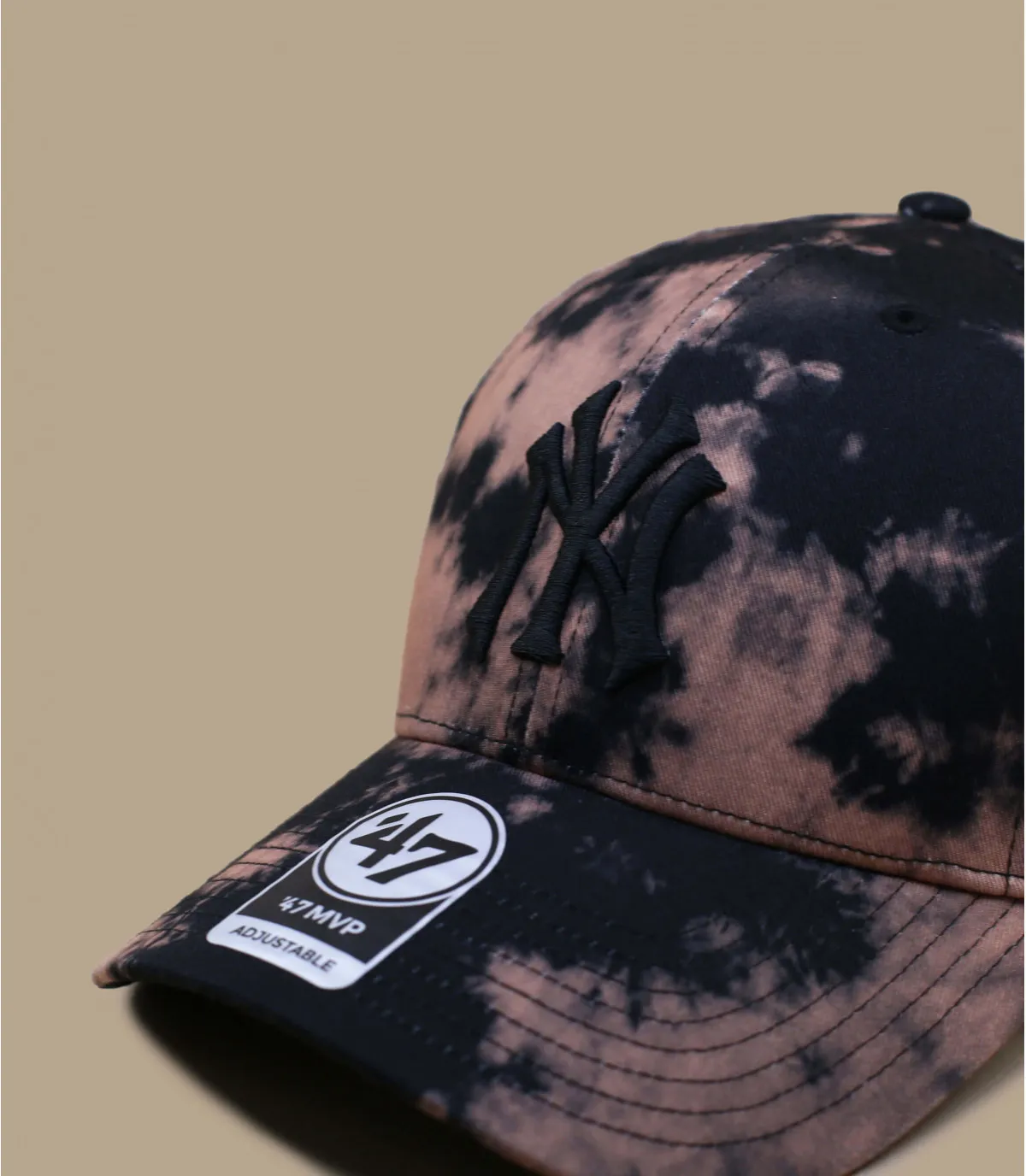 casquette new york tie dye - Tinted Snap NY Tie Dye brown 47 Brand : Headict