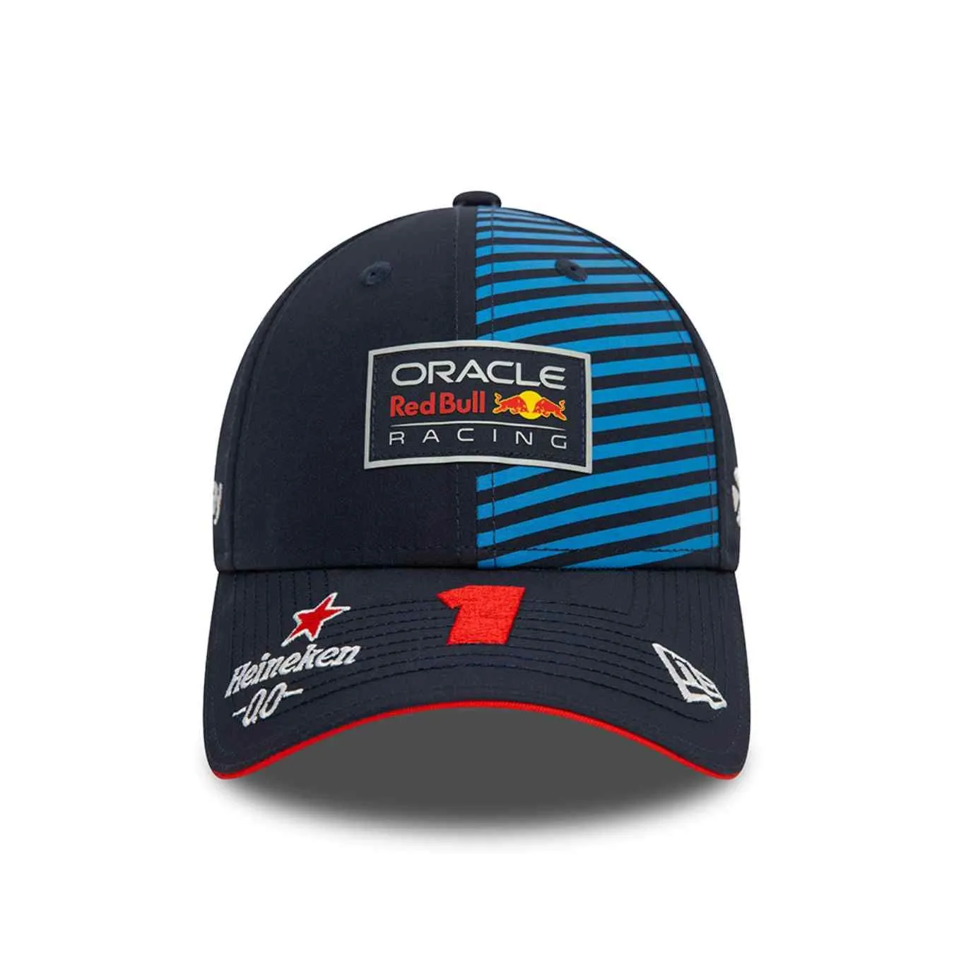 Casquette RED BULL New Era Max Verstappen 1 bleue pour enfant MCL24_CAS_BLA