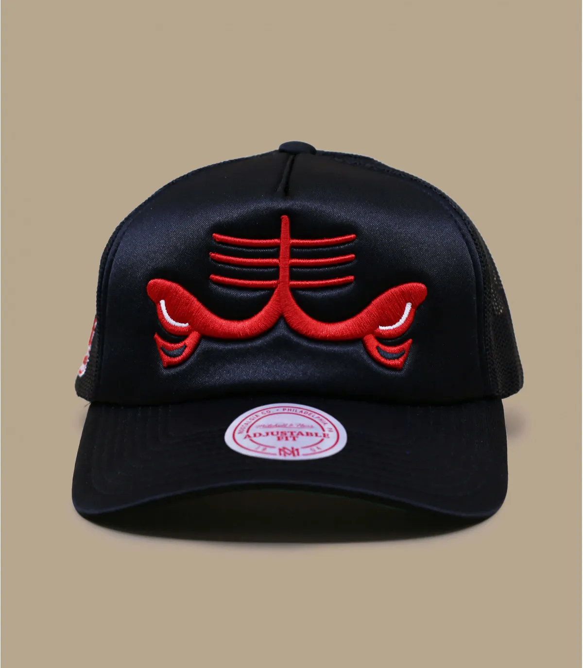 casquette trucker chicago bulls - Logo Remix Trucker Bulls Mitchell & Ness : Headict