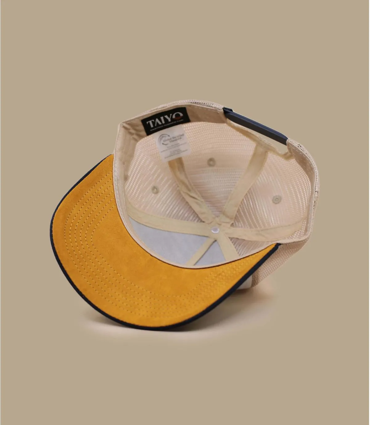 casquette trucker  eco friendly - Under Suede Trucker offwhite Taiyo : Headict