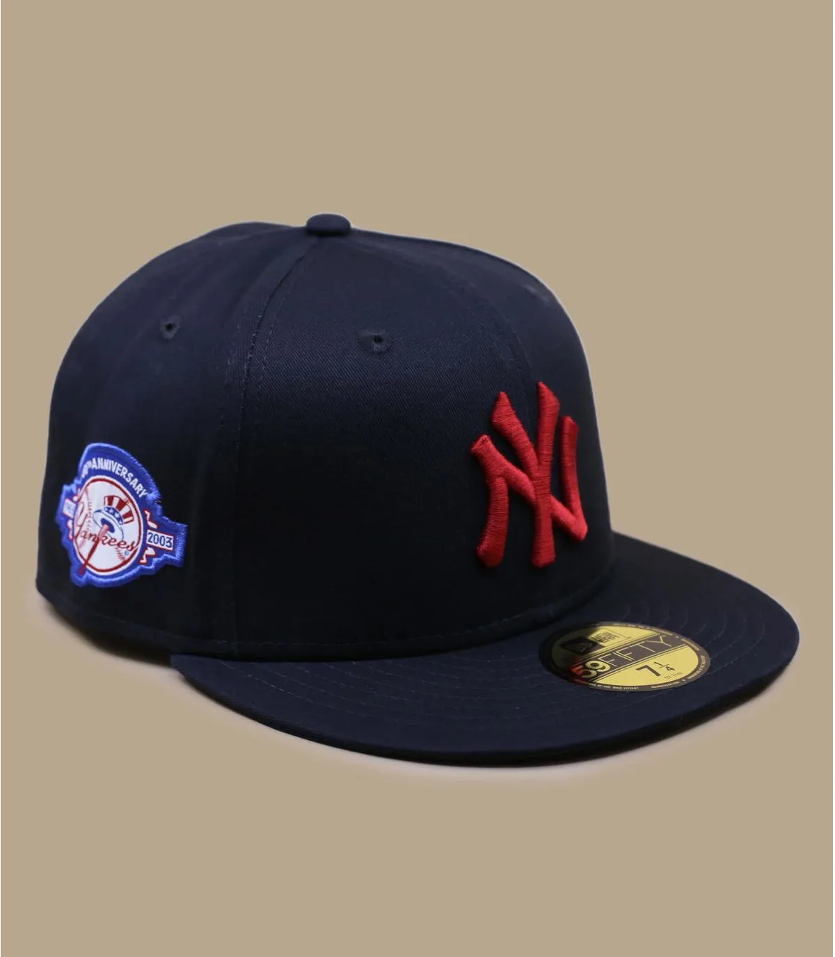 casquette yankees bleu marine - Patch 59Fifty NY navy New Era : Headict