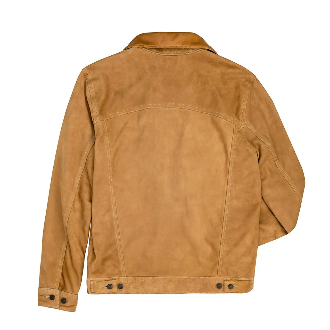 Cockpit USA Suede Trucker Jacket Tobacco USA Made