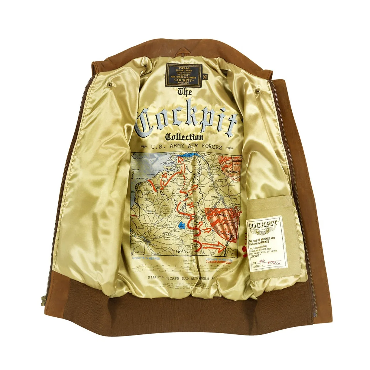 Cockpit USA Women's Raider Jacket Brown USA Made