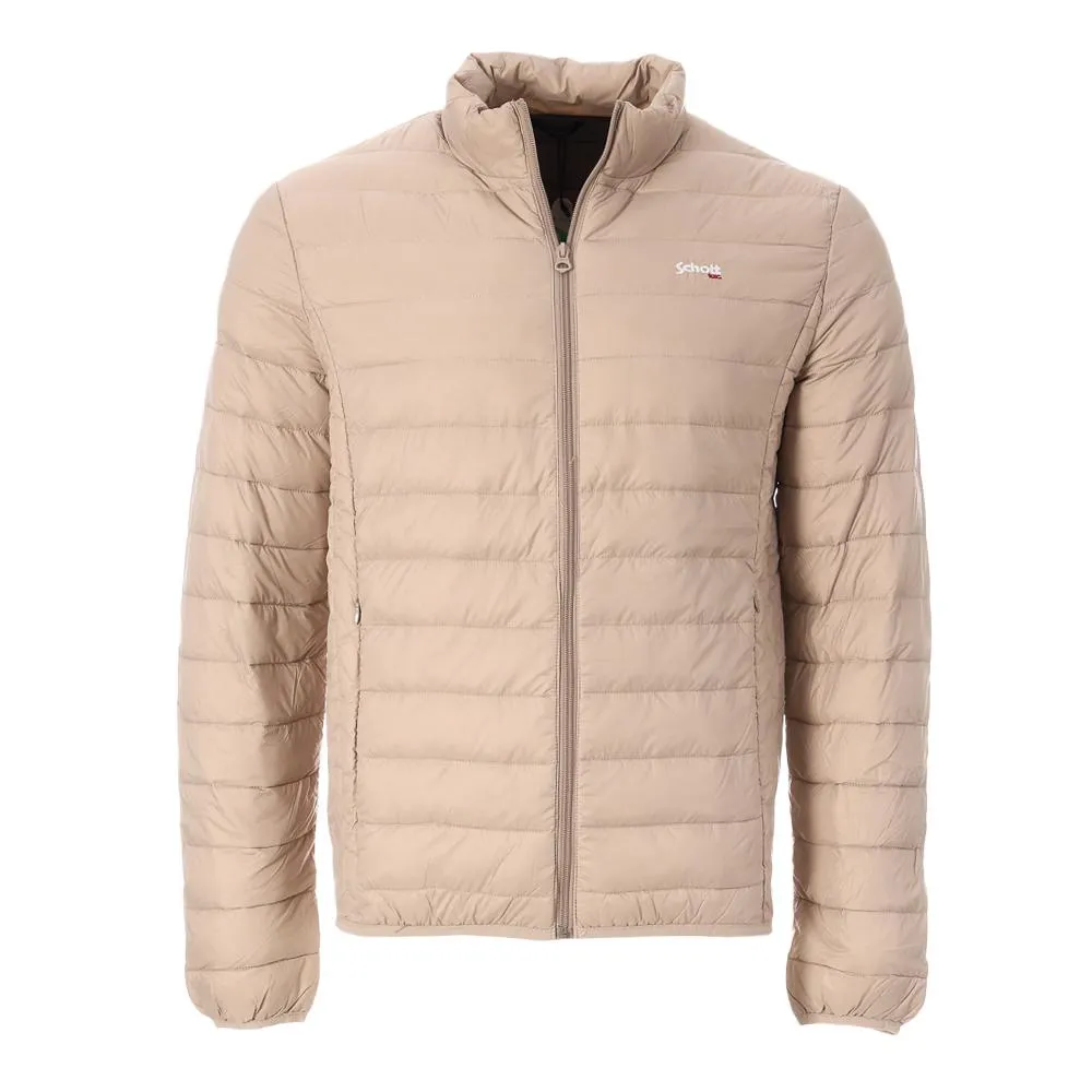 Doudoune Beige Homme Schott OAKLANDRS