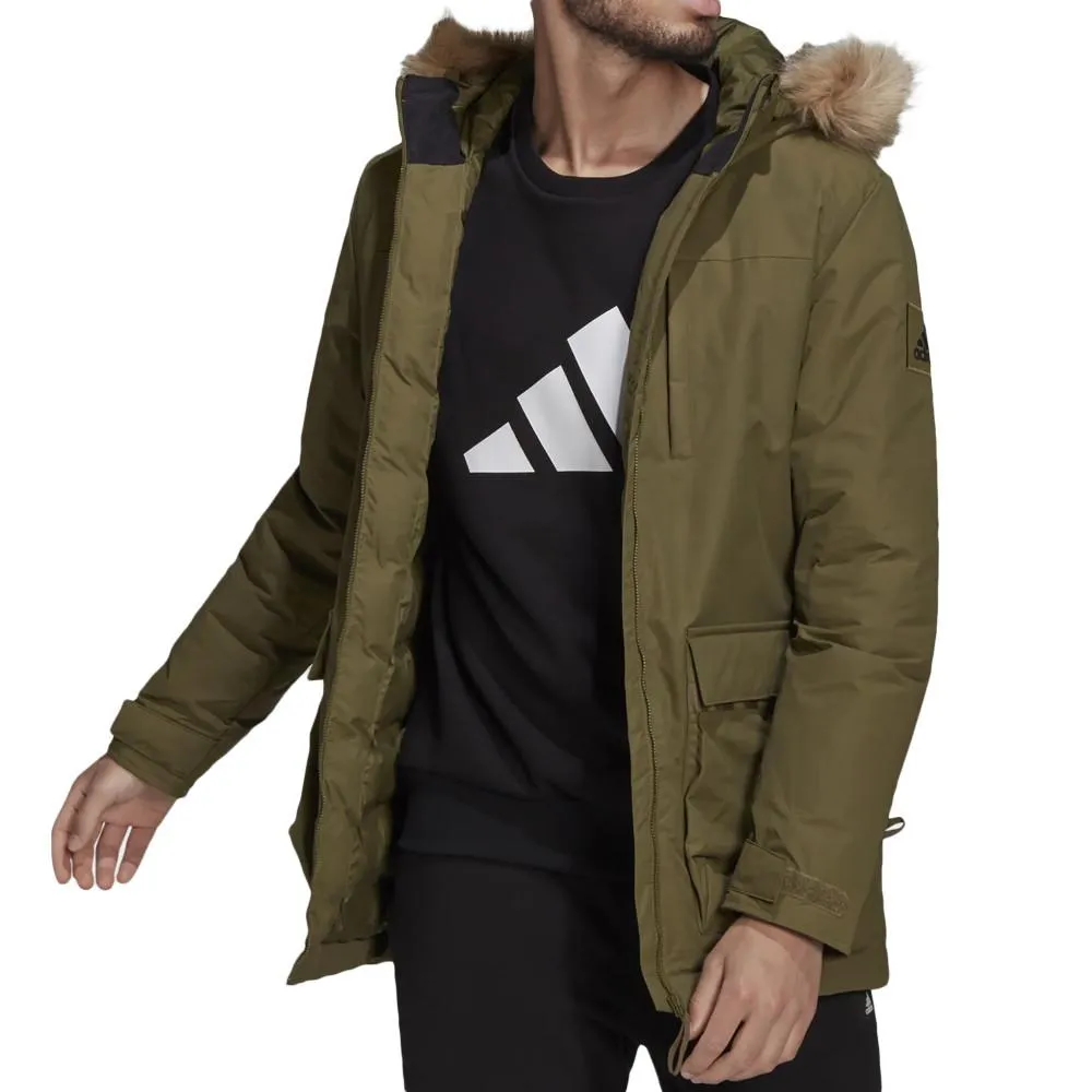 Doudoune Kaki Homme Adidas Hooded