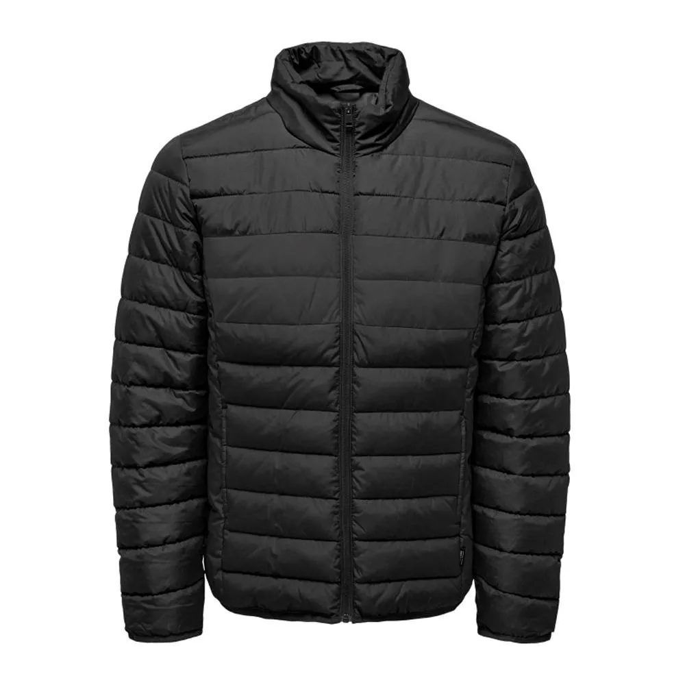 Doudoune Noir Homme Only & Sons Quilt Jacket