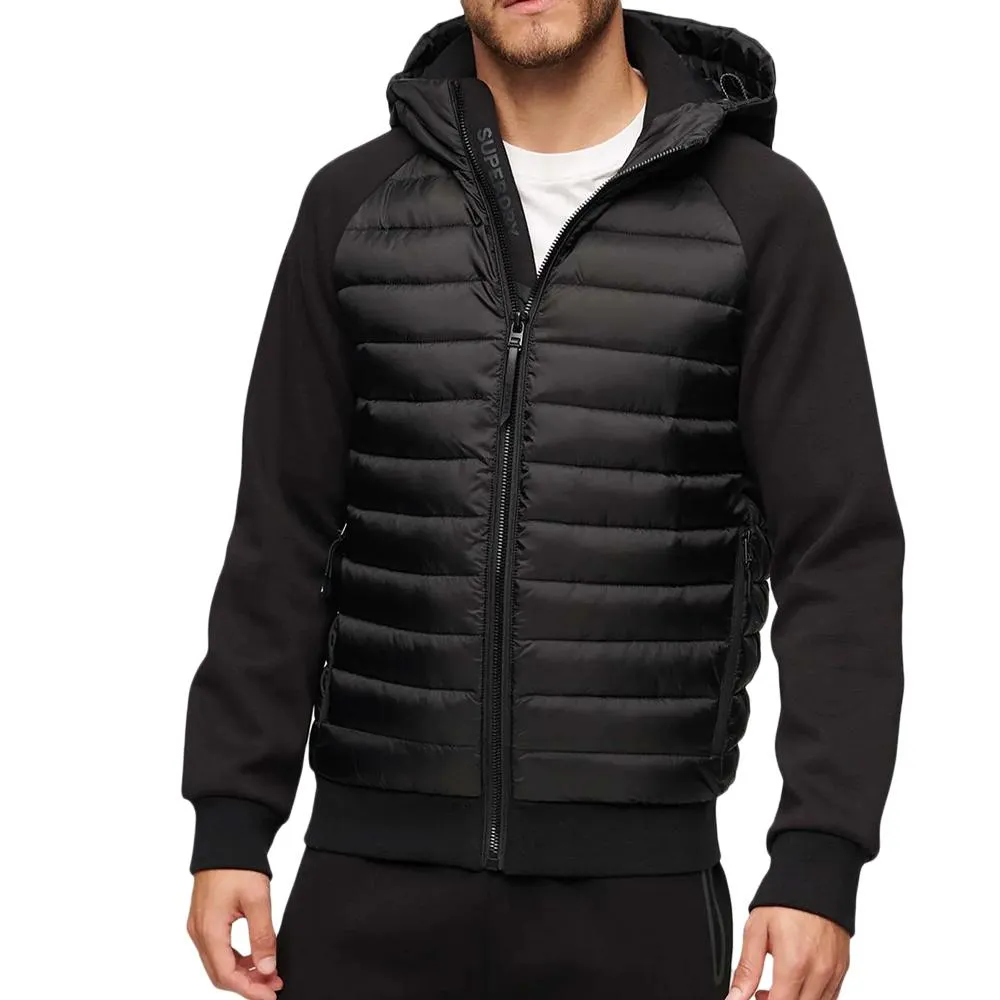 Doudoune Noire Homme Superdry Hooded Storm