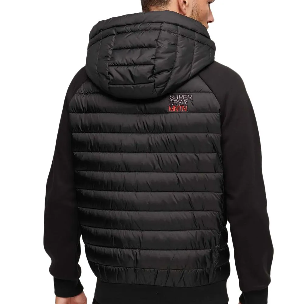 Doudoune Noire Homme Superdry Hooded Storm