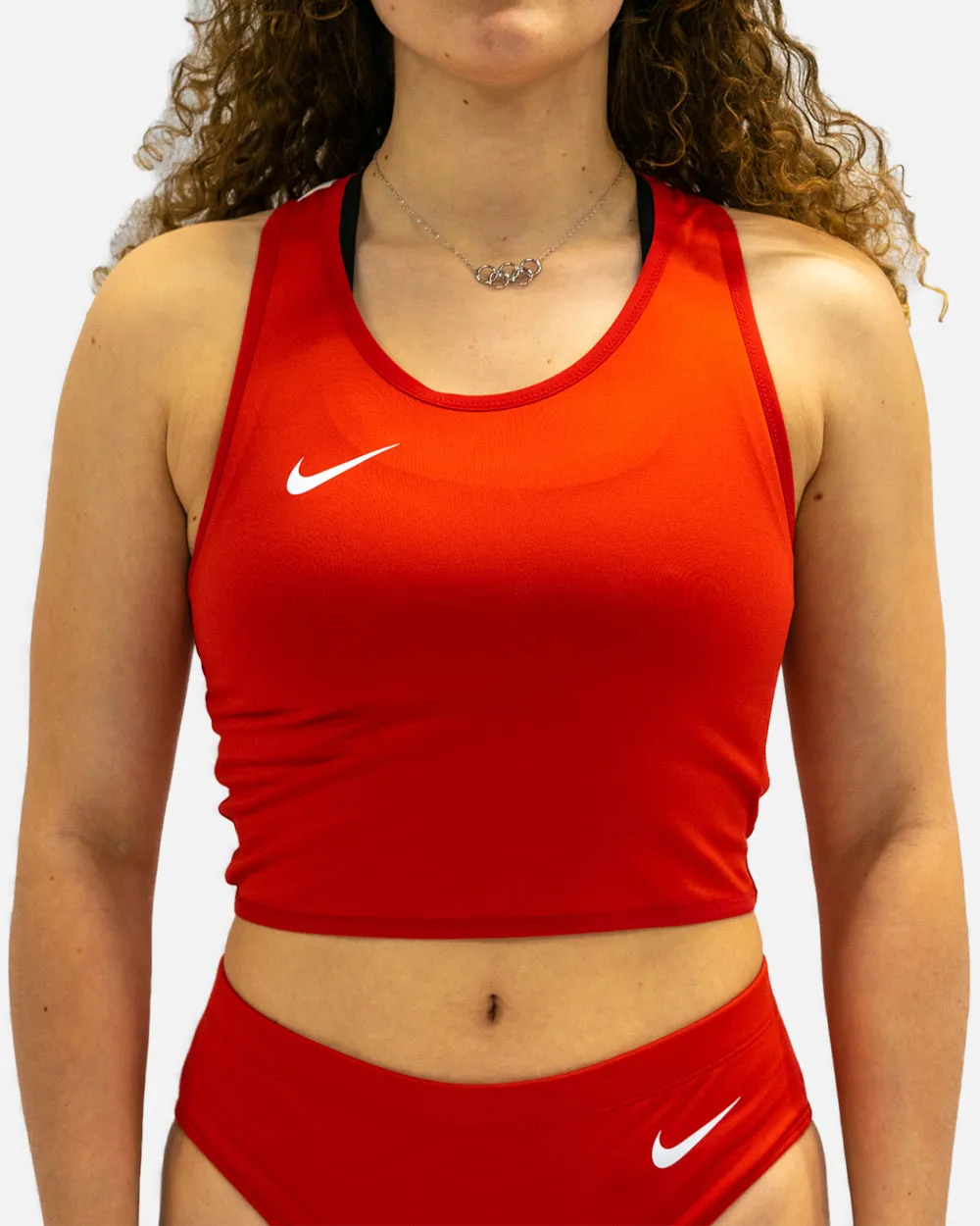 Débardeur de running Nike Stock Rouge pour femme