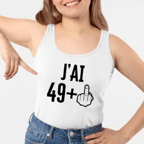 Débardeur Femme J'ai 50 ans 49 + 1