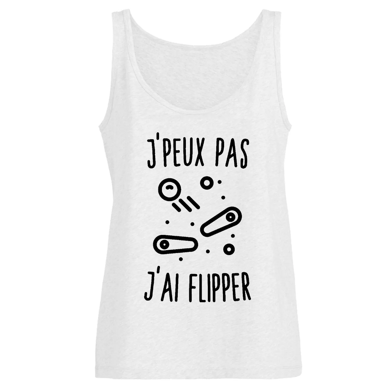 Débardeur Femme J'peux pas j'ai flipper