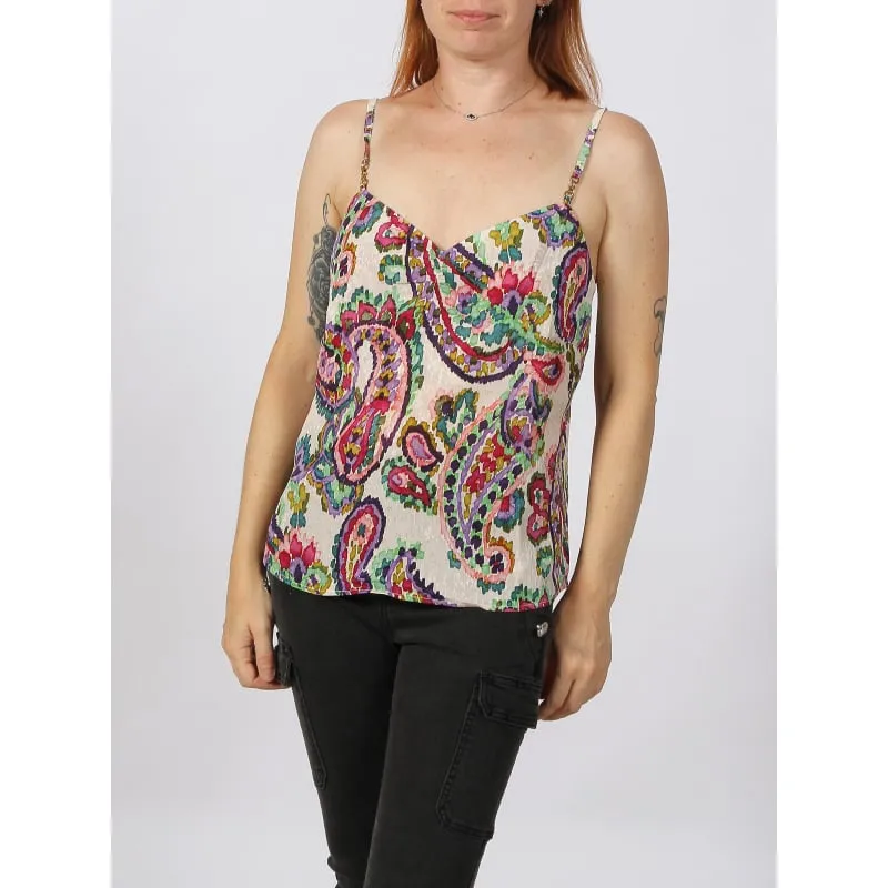 Débardeur orea motif multicolore femme - Morgan | wimod