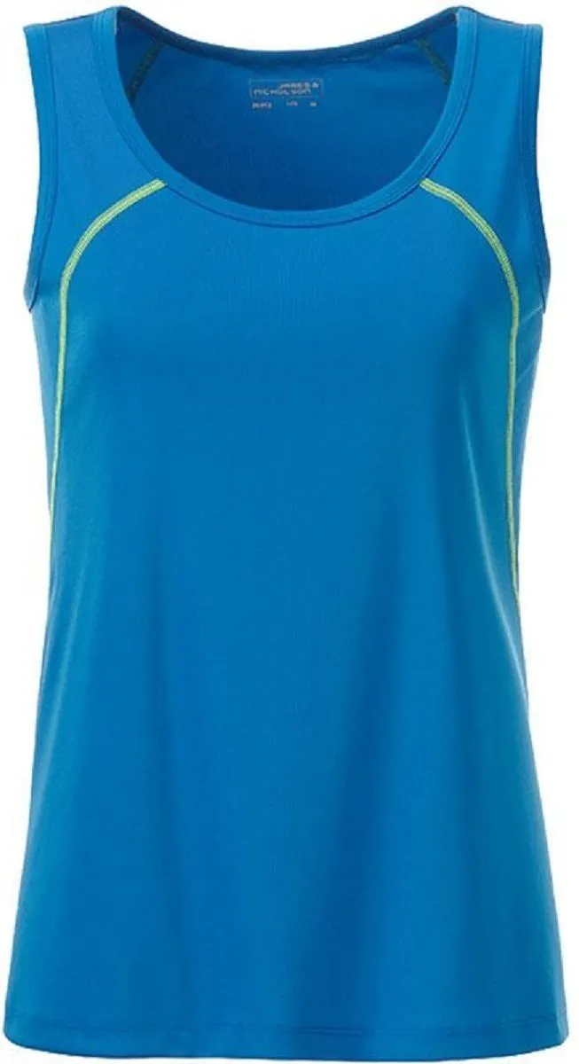 Débardeur running respirant - Femme - JN493 - bleu vif 