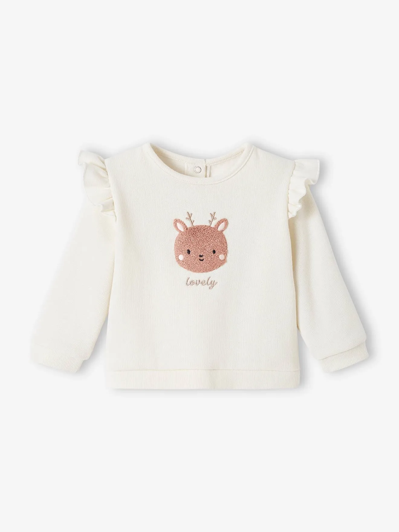 Ensemble bébé sweat et pantalon écru - Vertbaudet