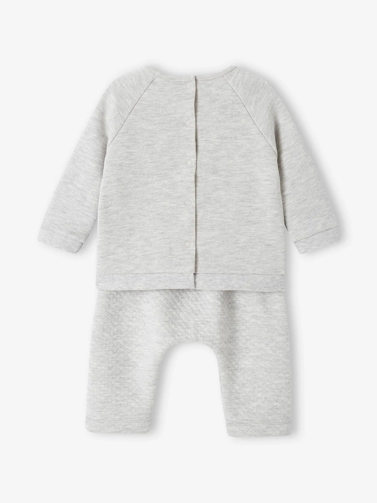 Ensemble bébé sweat et pantalon écru - Vertbaudet