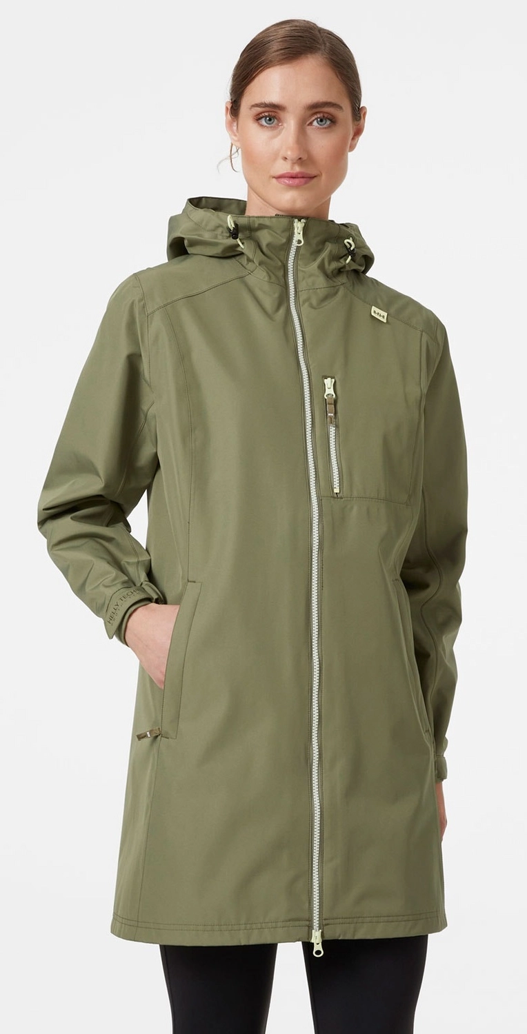 Imperméable Helly Hansen Women Long Belfast Jacket Lav Green