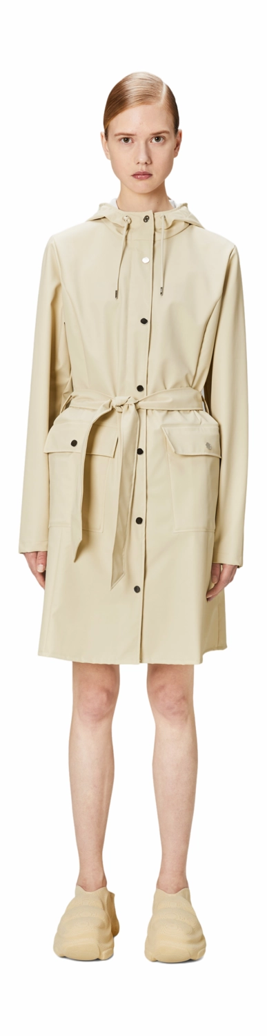 Imperméable RAINS Femme Curve Jacket Dune