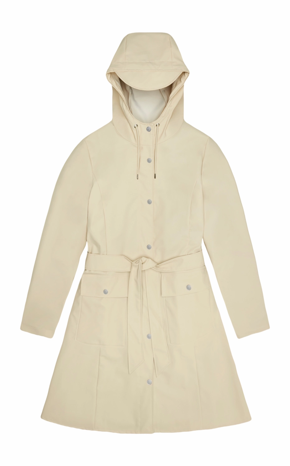 Imperméable RAINS Femme Curve Jacket Dune