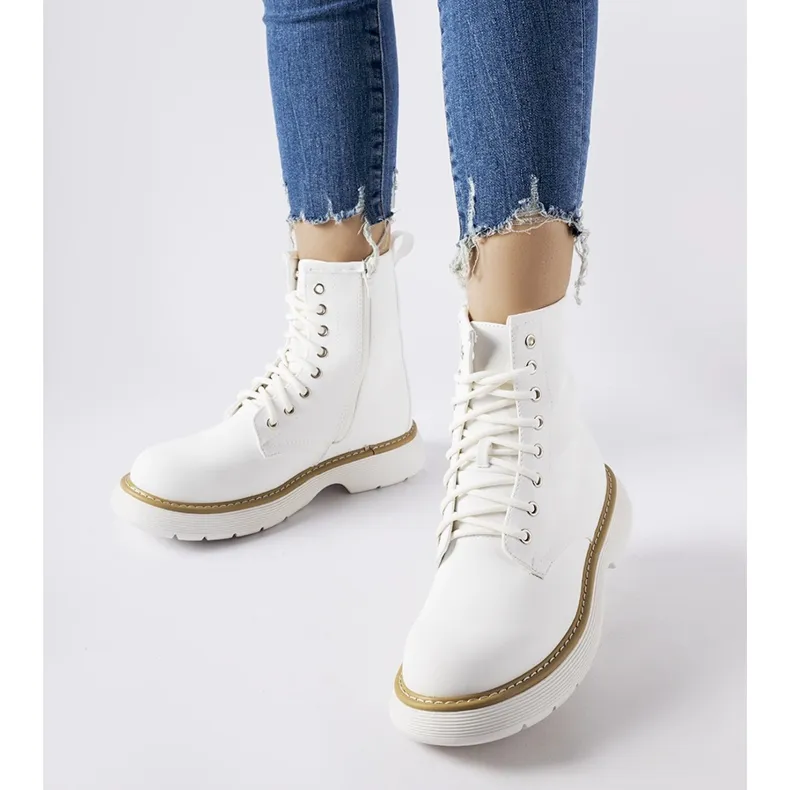 Inna Bottines Benvenuto classiques blanches