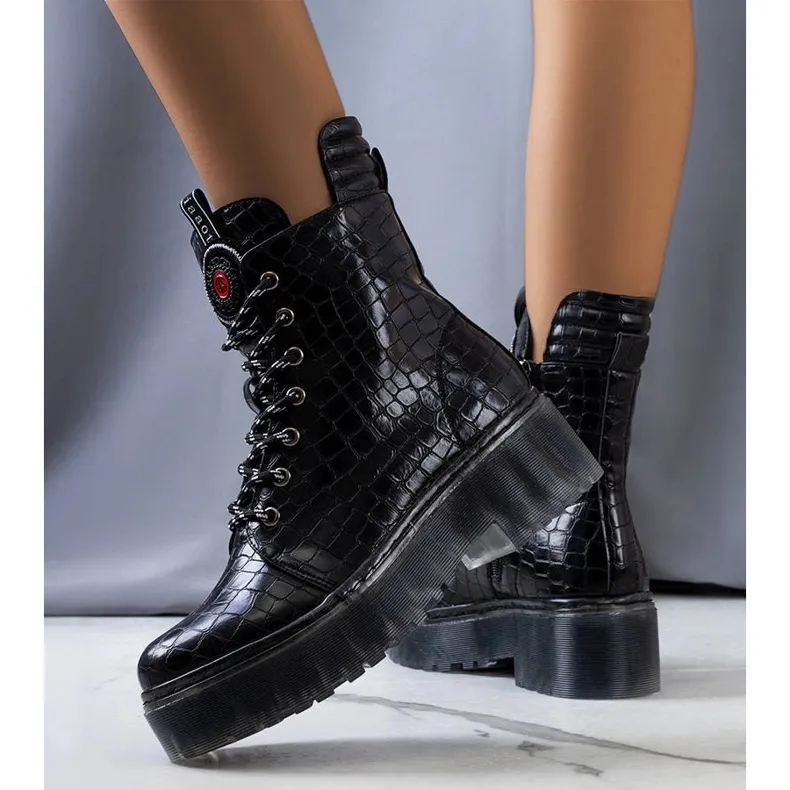 PA1 Bottines femme Aldino noires le noir