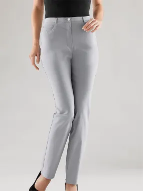 Pantalon 5 poches séduisant, qualité extensible