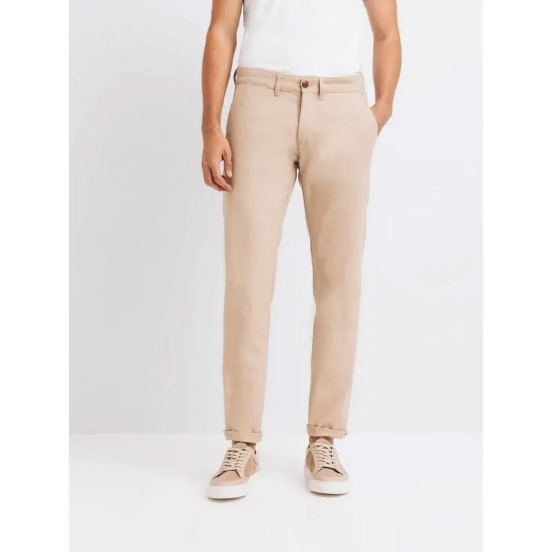 Pantalon chino bleecker 1985 beige homme - Tommy Hilfiger | wimod